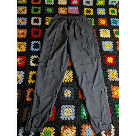 Asics Pants - Vintage 90s Asics Track Pants Women's Size Large Black